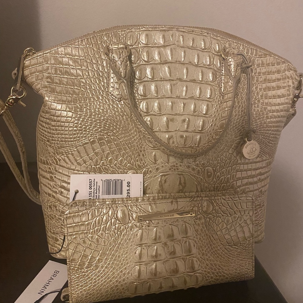 Brahmin Large Duxbury and wallet